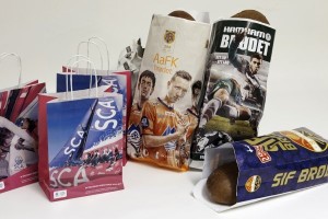 One-side coated paper for flexible packaging